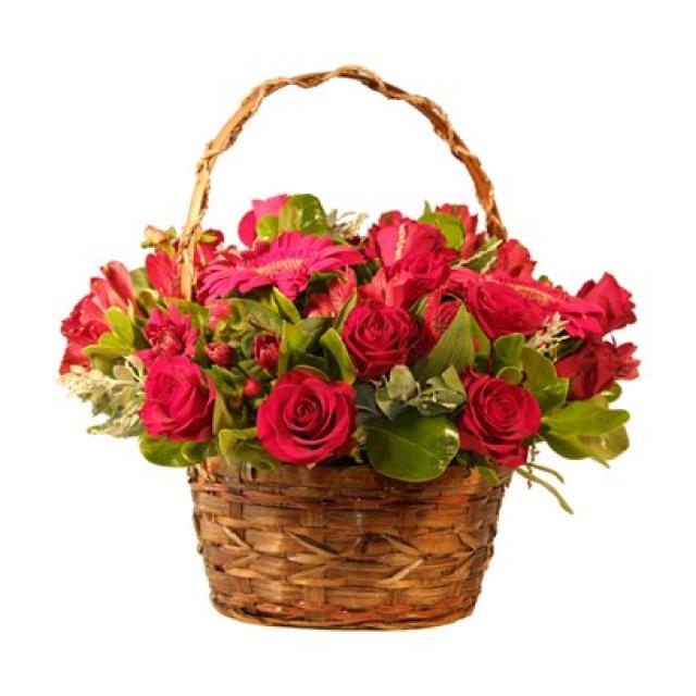 Ruby Red Basket